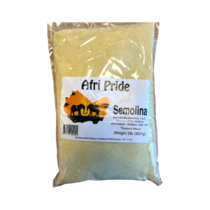 Afri Pride – Semolina Flour – 2lbs