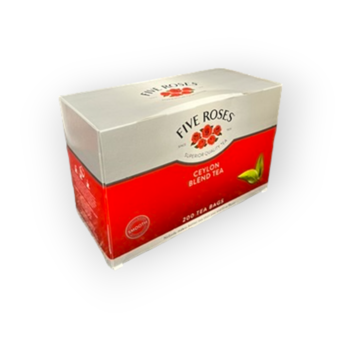 Five Roses – Tagless Ceylon Tea Bags – 200bags