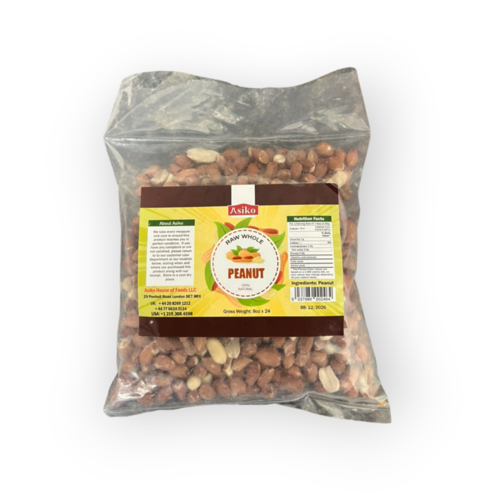 Asiko – Raw Peanuts – 8oz