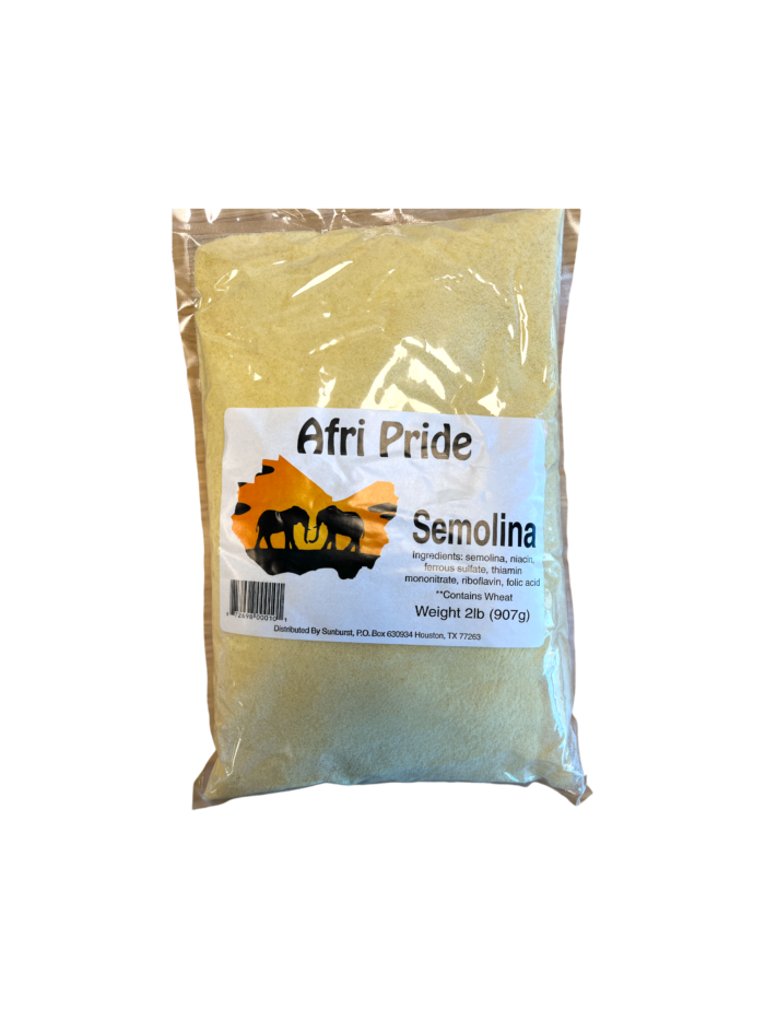 Afri Pride – Semolina Flour – 2lbs