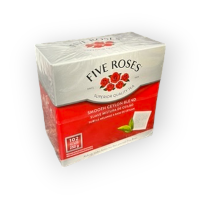 Five Roses – Tagless Ceylon Tea Bags – 102bags